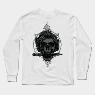 Caesars Skull Long Sleeve T-Shirt